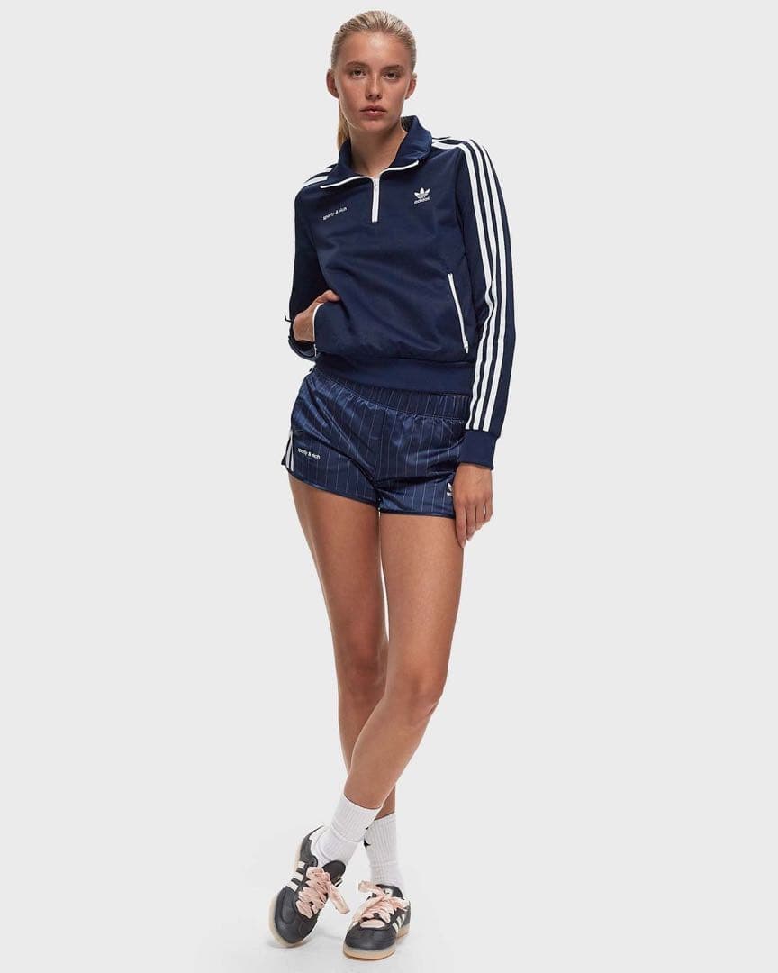 adidas sporty&rich ショーツ ショートパンツ ネイビー S - メルカリ