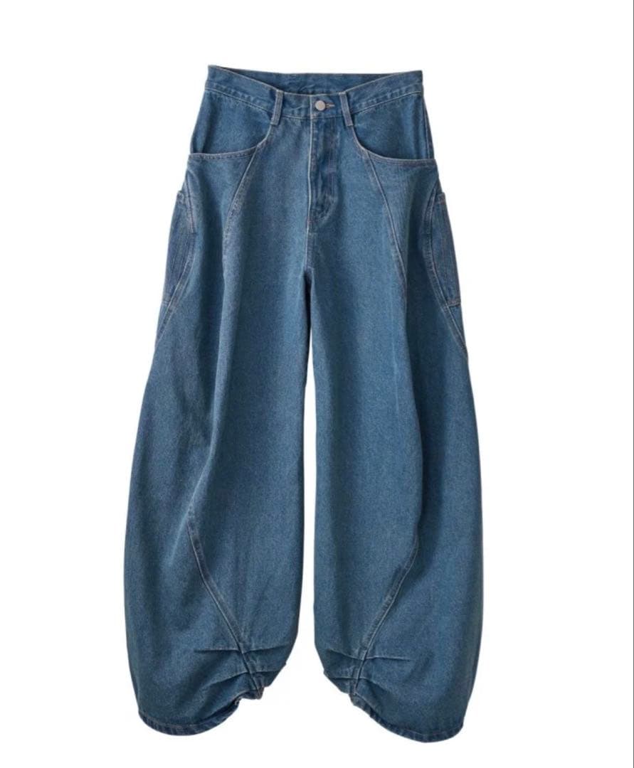 [試着のみ] knuthmarf tuck design denim Mサイズ 試着のみ] knuthmarf tuck design denim Mサイズ knuthmarf tuck