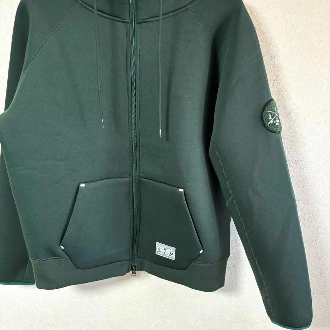 IRIE FISHING CLUB ジップパーカー グリーン XL IRIE FISHING CLUB