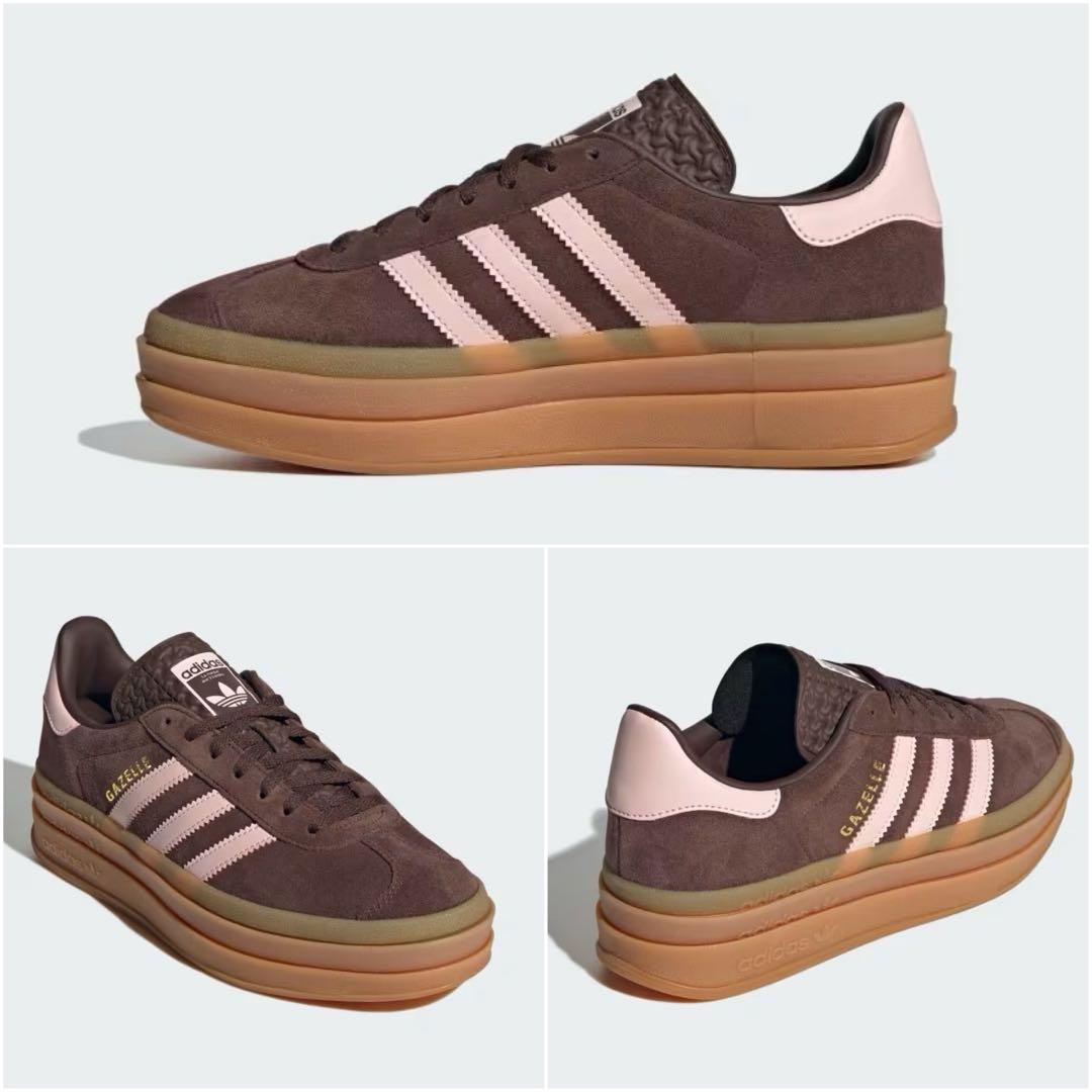 adidas ガゼル ボールド GAZELLE BOLD ブラウン 23.5cm - メルカリ