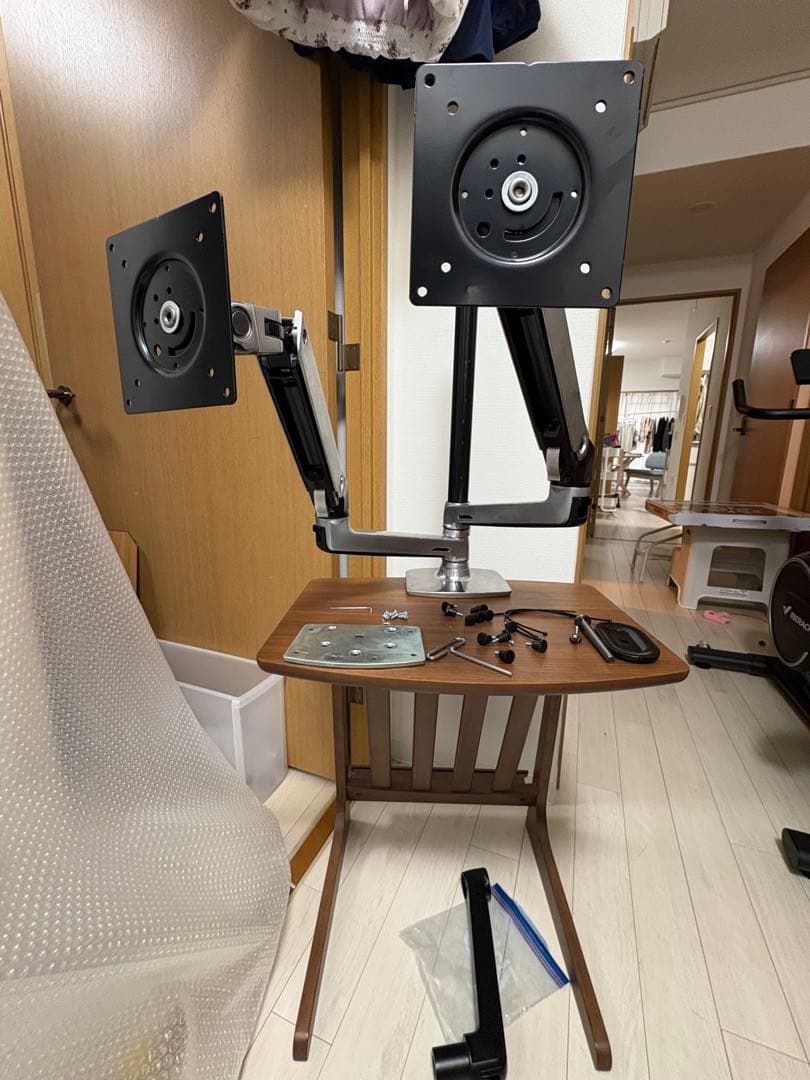 エルゴトロン LXデュアル デスク マウント アーム スタッキング LXデュアル スタッキングアーム