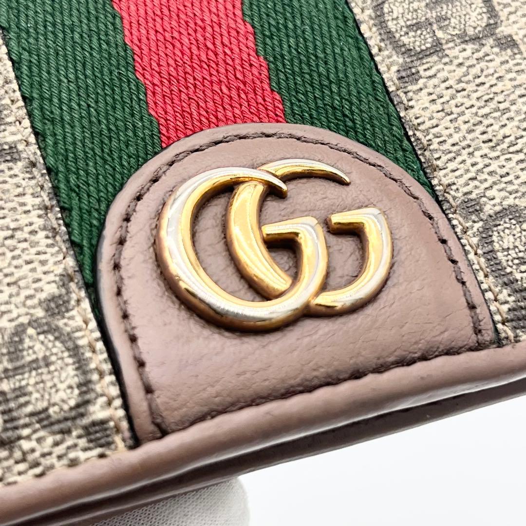 希少】GUCCI ディズニー 二つ折り財布 3匹の子豚 シェリーライン GG柄