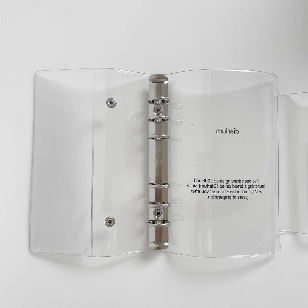 早い者勝ち 韓国 貯金 バインダー カバー A6 pvc diarium メタル
