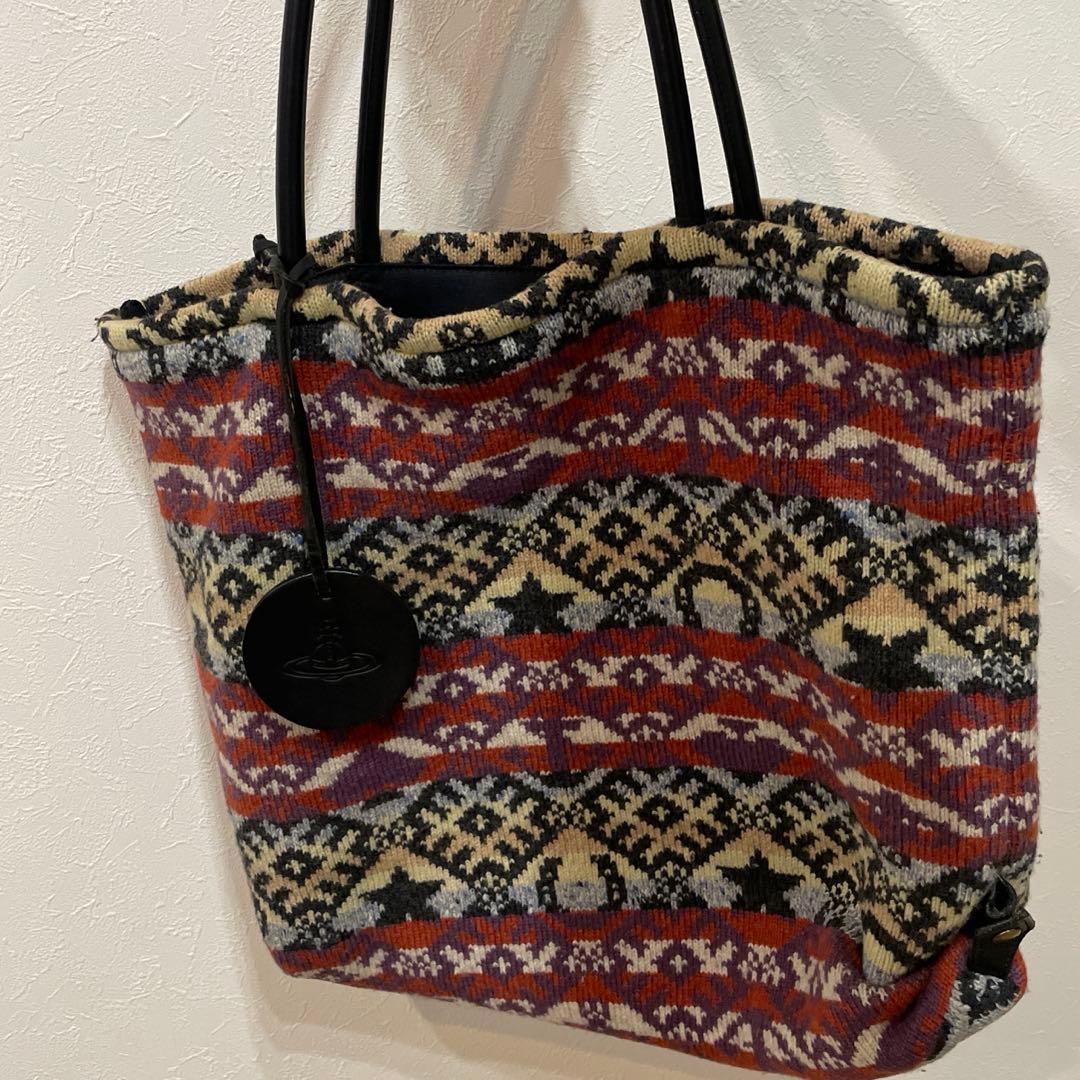 Vivienne Westwood トートバッグ ヴィヴィアンウエストウッド トートバッグ ショッパー レディース