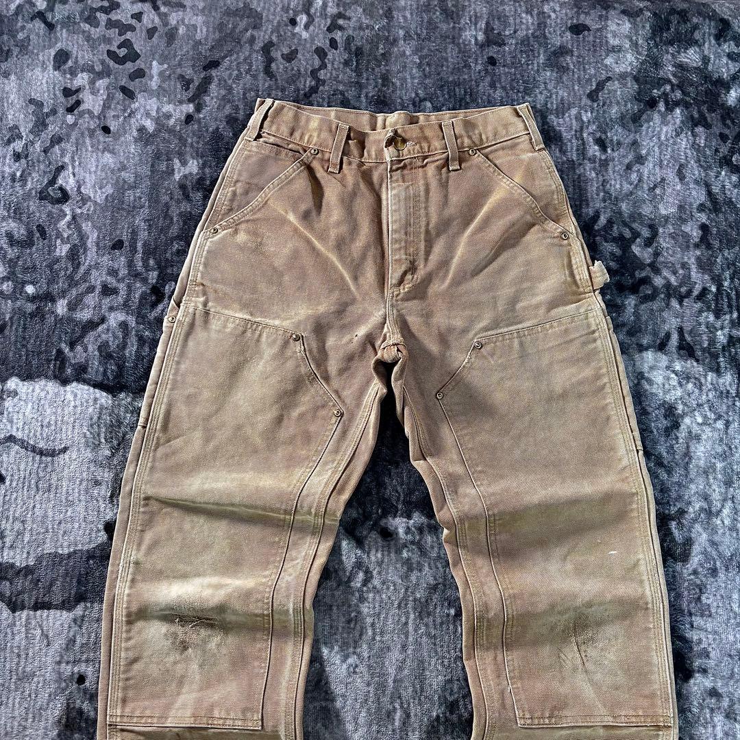 コメ欄セール！USA製 雰囲気系 Carhartt ダブルニー 実寸W35 - メルカリ
