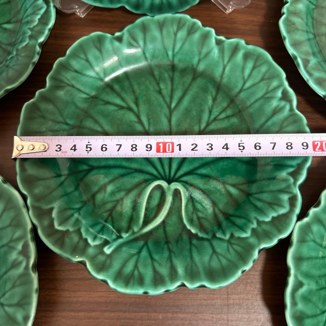 限定値下ウェッジウッド マジョリカ焼 greenleaf プレート皿 6枚セット