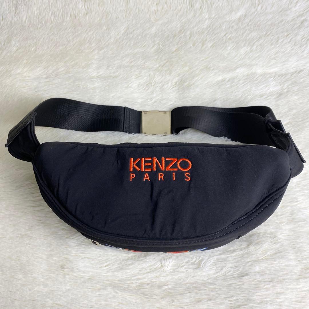 KENZO ケンゾー ボディバッグ ウエストポーチ 立体刺繍 タイガー