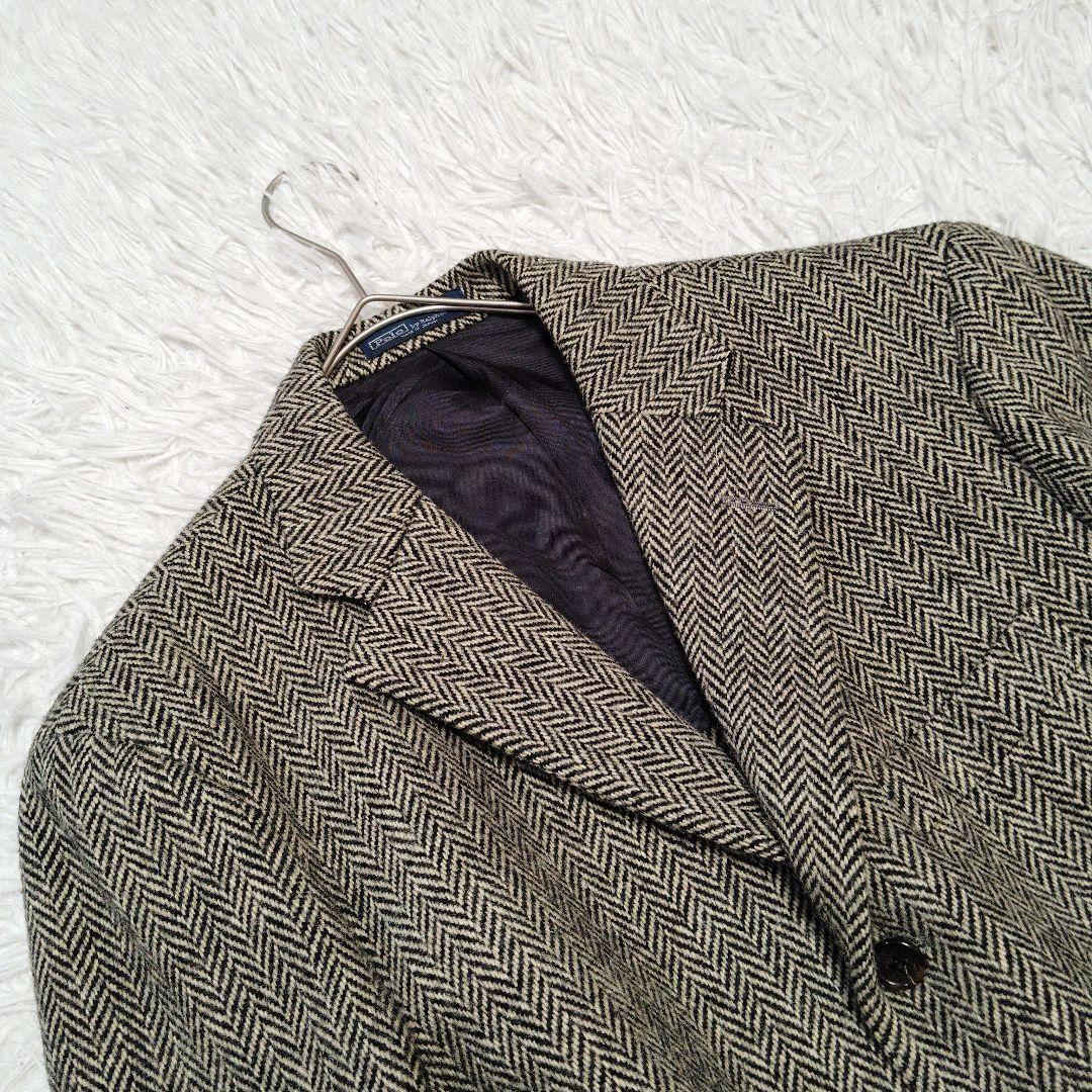 美品】ポロラルフローレン☆ヘリンボーン ツイード テーラード
