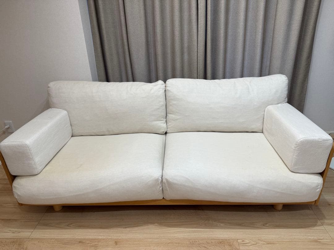 無印良品 廃盤希少品 木製ソファ オーク材 2.5シーター 無印良品 廃盤希少品 木製ソファ オーク材 2.5シーター - メルカリ