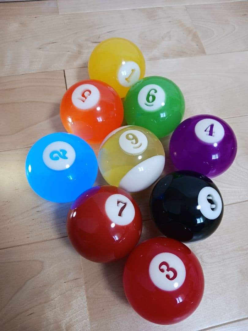 ビリヤード　クリアボール　5.7cm