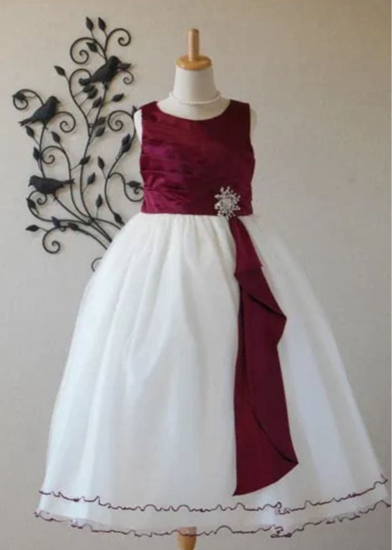 mizutanさん専用⭐︎美品！ピアノ発表会用ドレス　青い鳥ドレス専門店購入 子供ドレス ピアノ発表会ドレス 15-216(140cm)ベビーブルー【青い鳥】