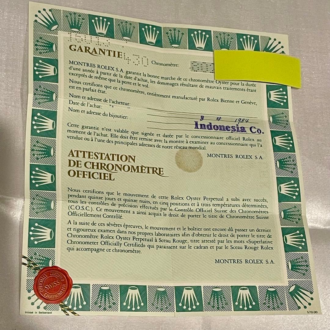 ROLEX 16013 付属品 2コマx2 YG/SSコンビ & 木製内箱 純正 - メルカリ