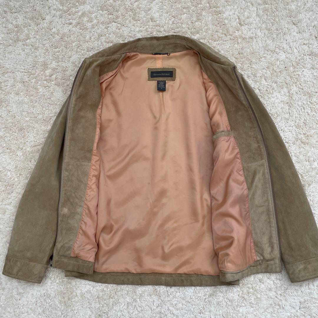 90s バナナリパブリック スエードジャケット バナリパ レザー M - メルカリ