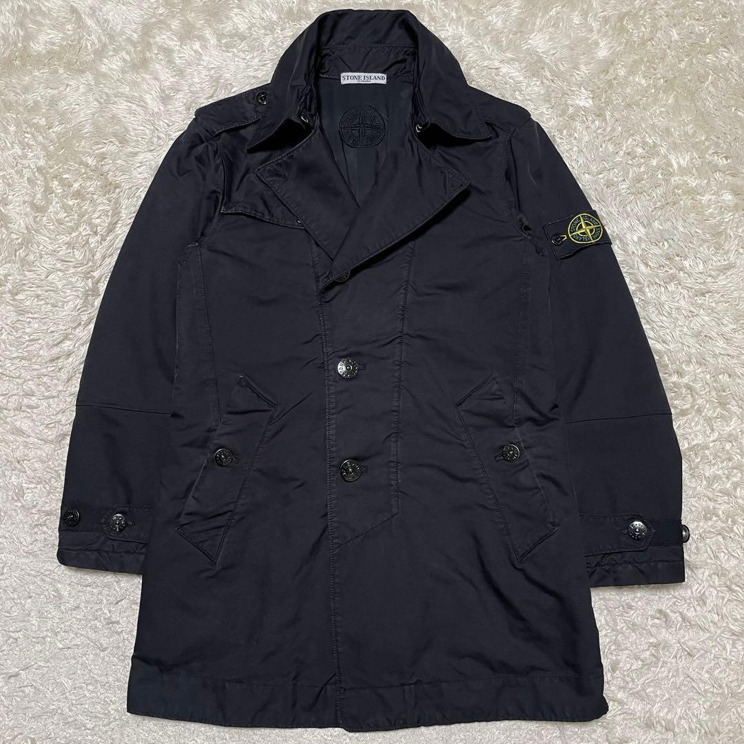 STONE ISLAND David-TC トレンチコート BLACK Sサイズ - メルカリ