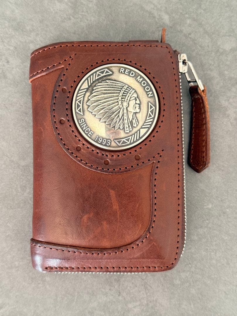 【定価63,000円】レッドムーン　二つ折り財布 REDMOON（レッドムーン） 財布 二つ折り ハーフウォレット ショート