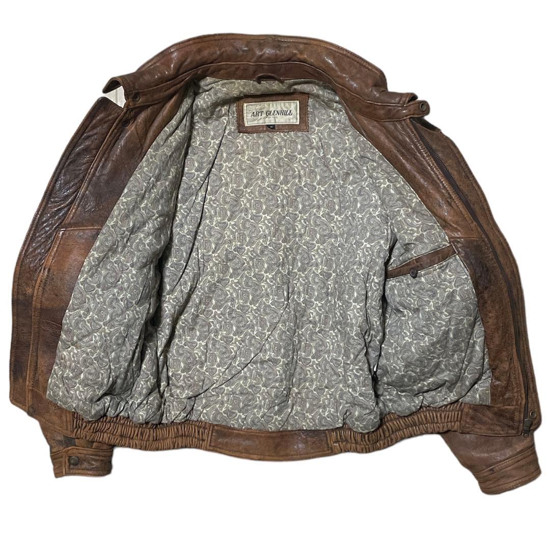 90s Vintage ART GLENHILL G1 A2フライトジャケット - メルカリ