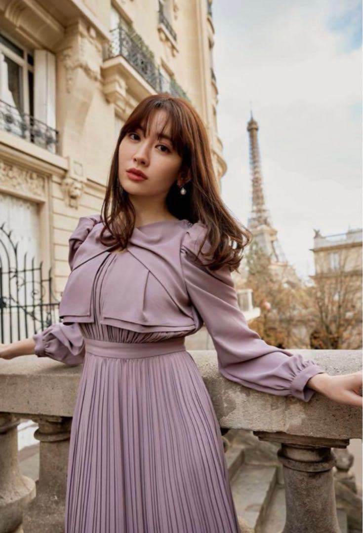 Herlipto La Rochelle Pleated Dress M