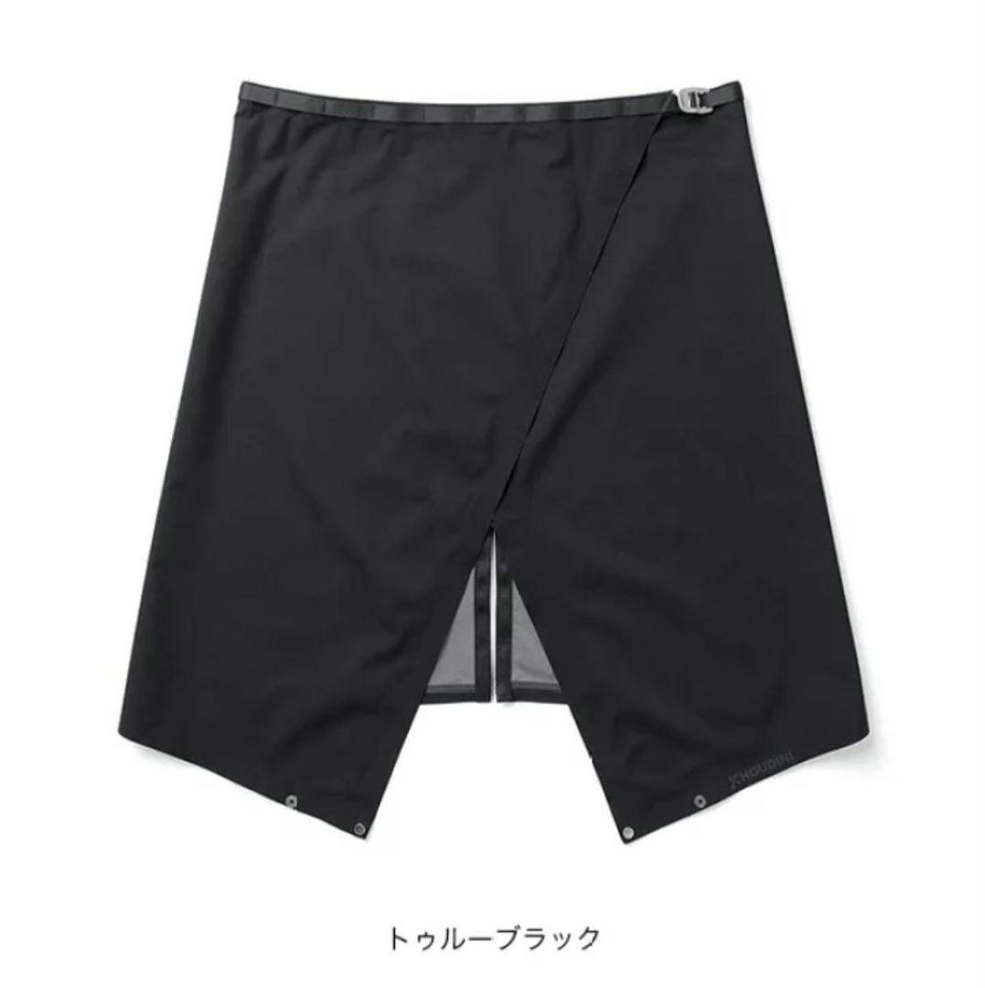 HOUDINI The Square 黒 フーディニレインスカート使用感あり - メルカリ