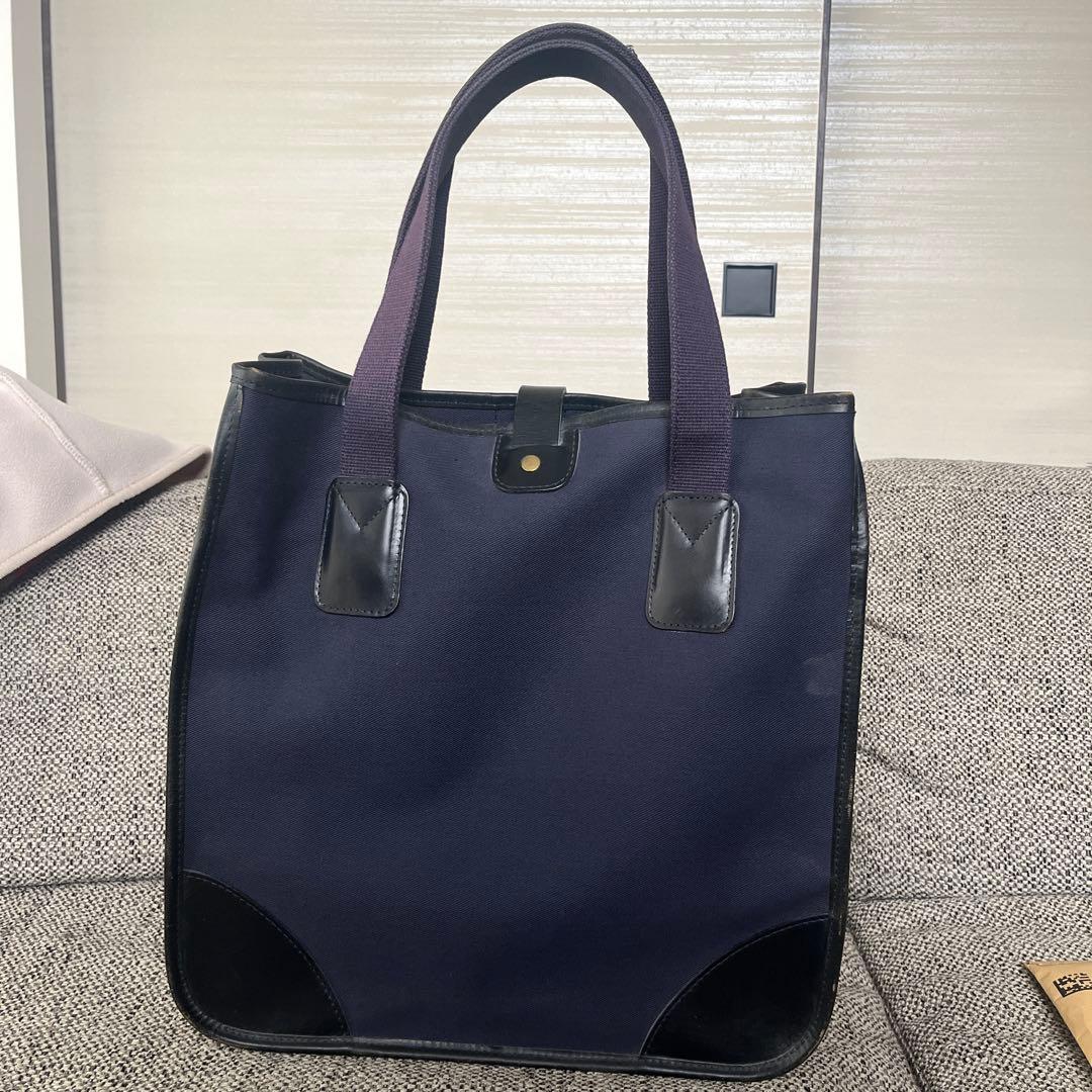 Whitehouse Cox トートバッグ　ネイビー 入荷速報。ホワイトハウス・コックスWhitehouseCoxのキャンバストート