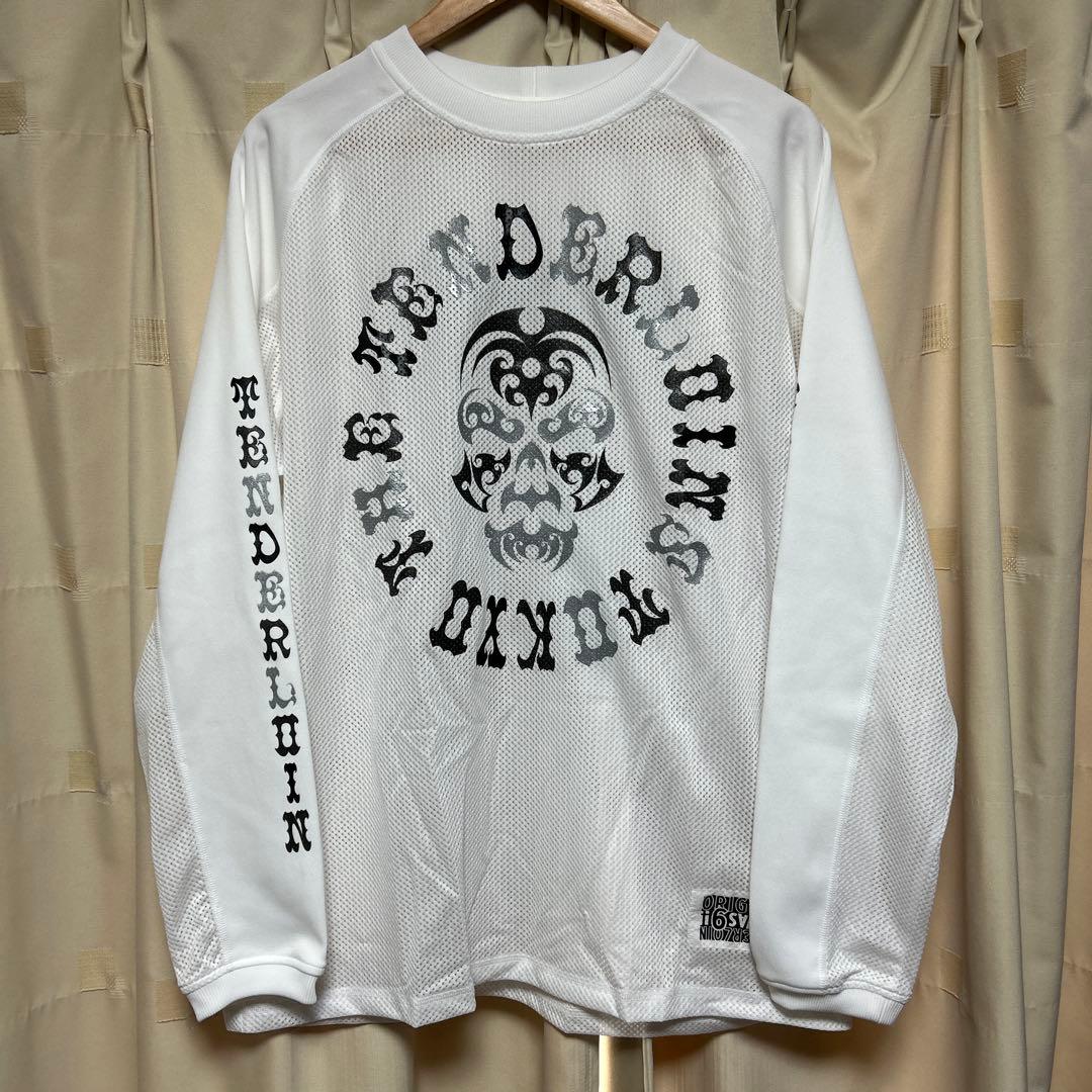 テンダーロイン MIX MESH JERSEY BS WHITE M