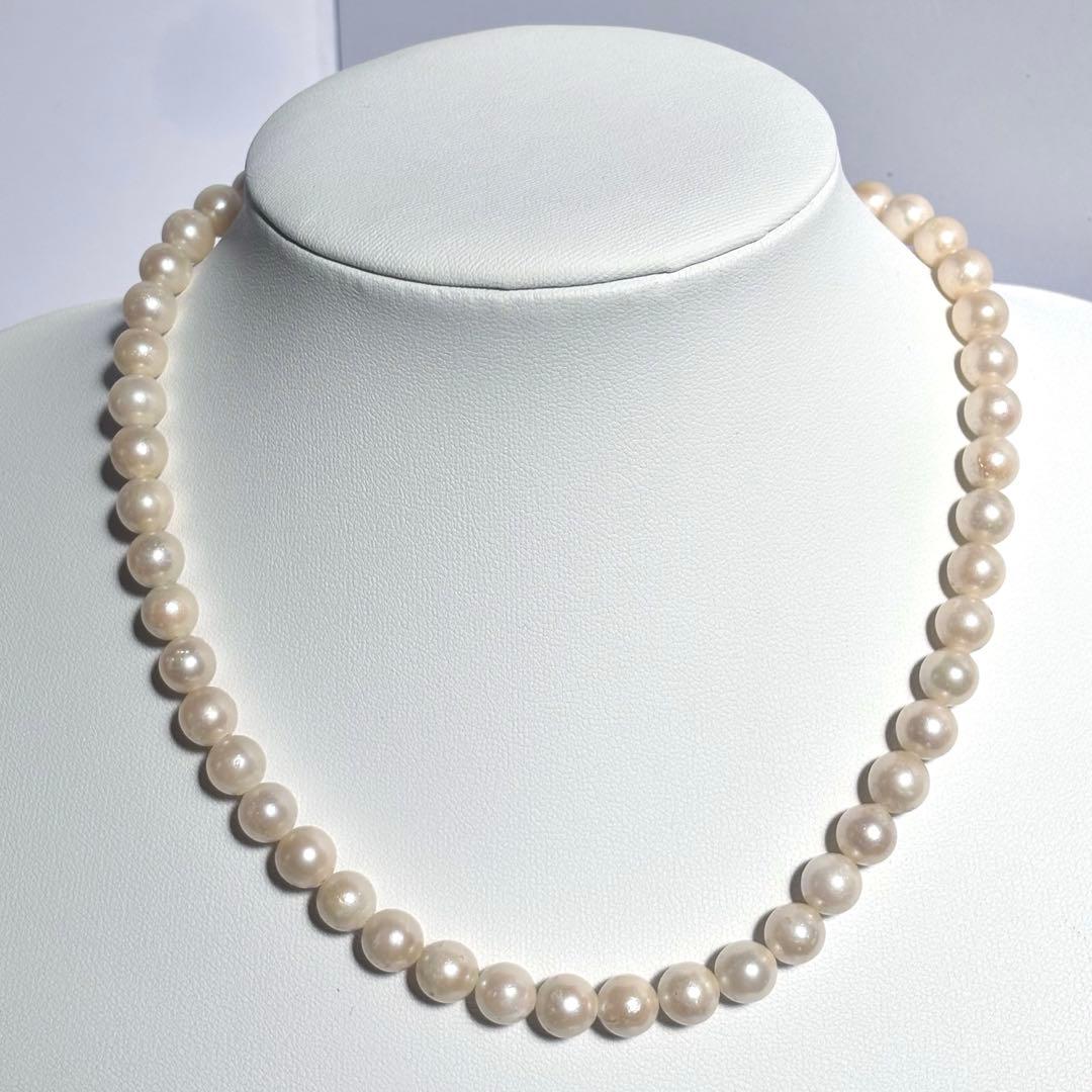 最終価格 照り良✨大珠8mあこや本真珠パールネックレス 冠婚葬祭/卒業