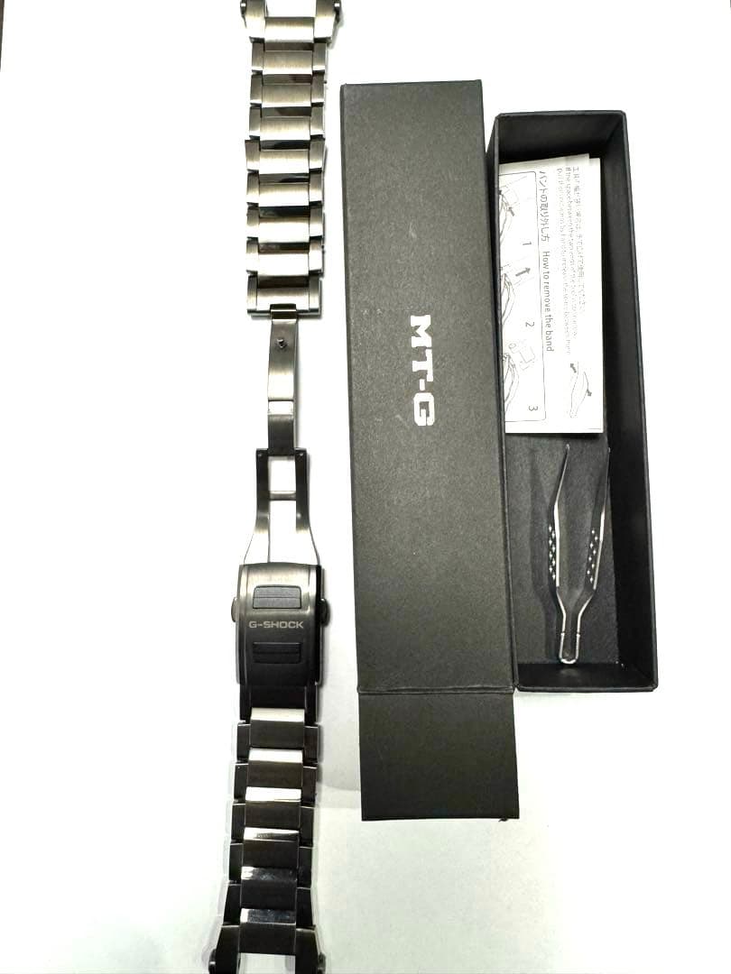 【美品】G-SHOCK MT-G B2000 メタルコンポジットバンド G-SHOCK MT-G B2000シリーズ用 替えバンド ベルト ブラック レイヤー