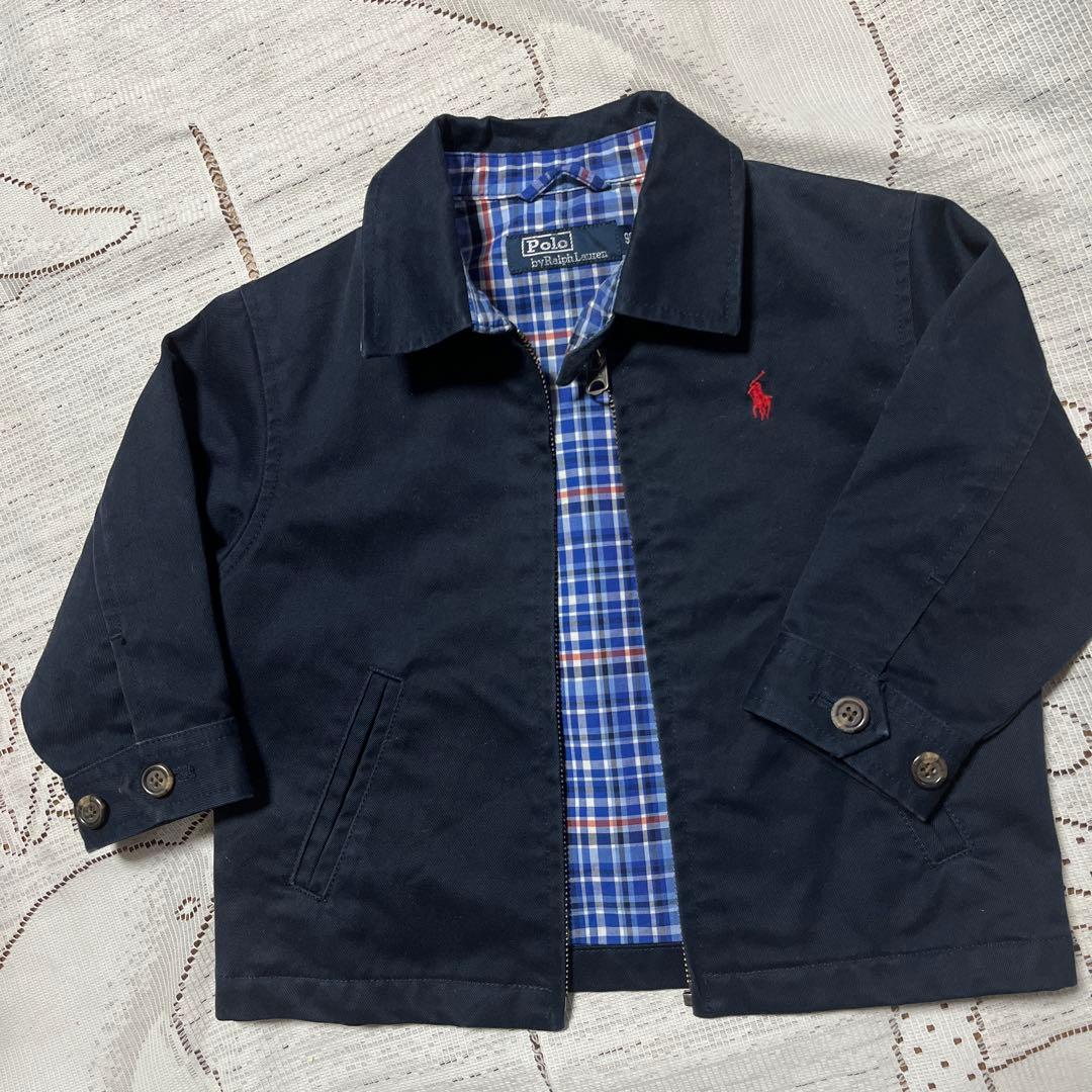 美品☆Polo by Ralph Lauren ☆ネイビージャケット ☆90cm - メルカリ