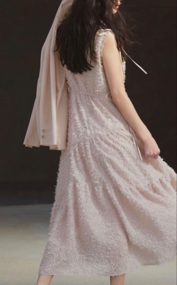 新品未使用】FRAY I.D【00サイズ】フリンジジャガードティアード