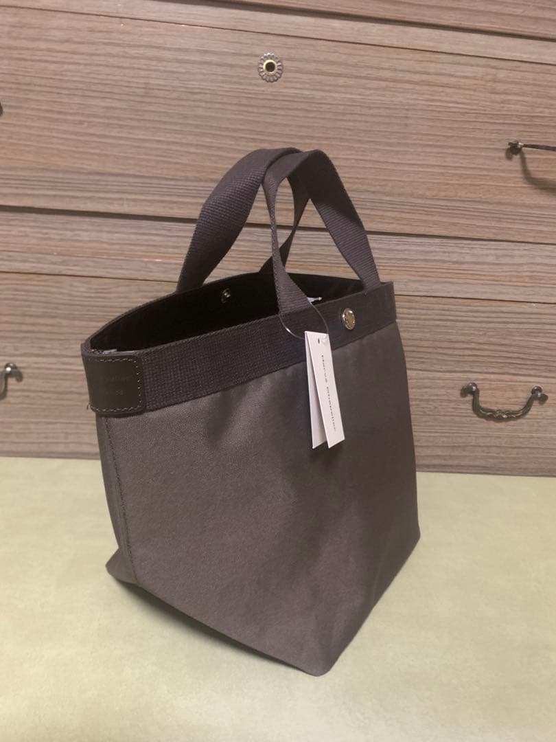 エルベシャプリエ 707c ノワール舟形 軽量トートバッグ M ブラウン