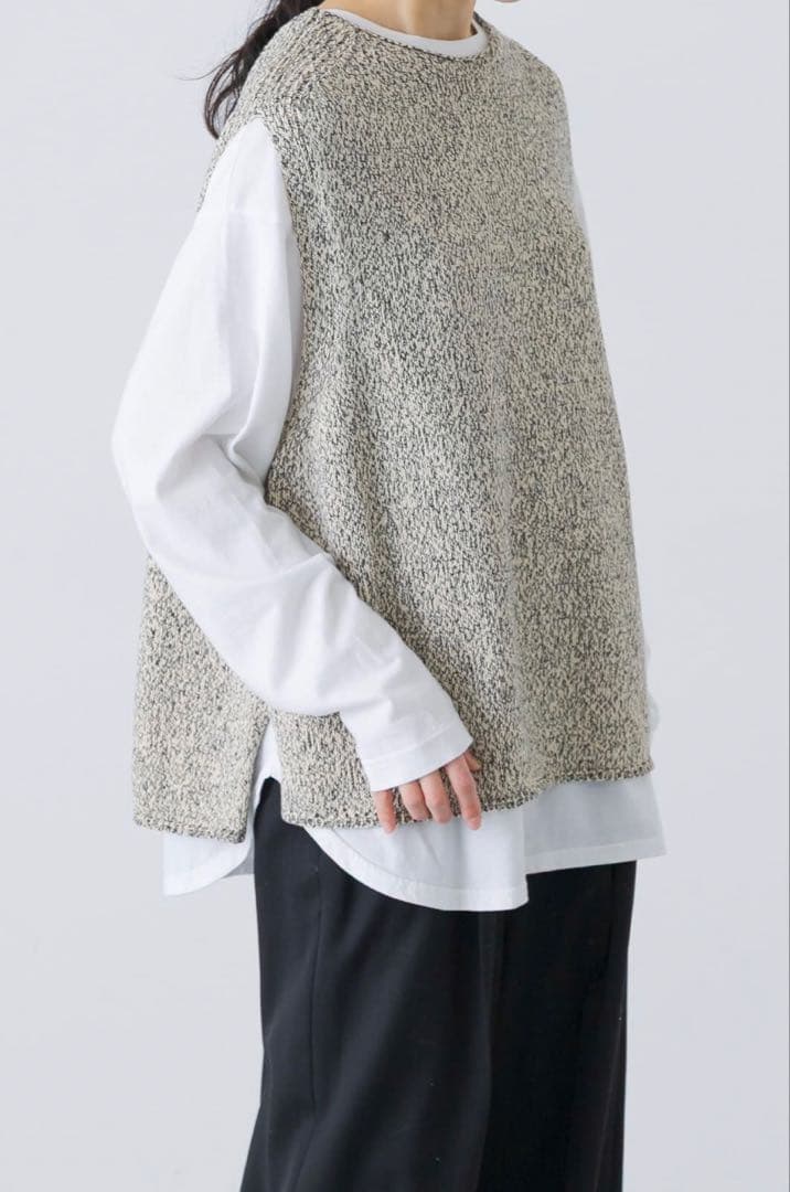 かぐれ 今季 新品 テープヤーンニットベスト 2026春夏 - メルカリ