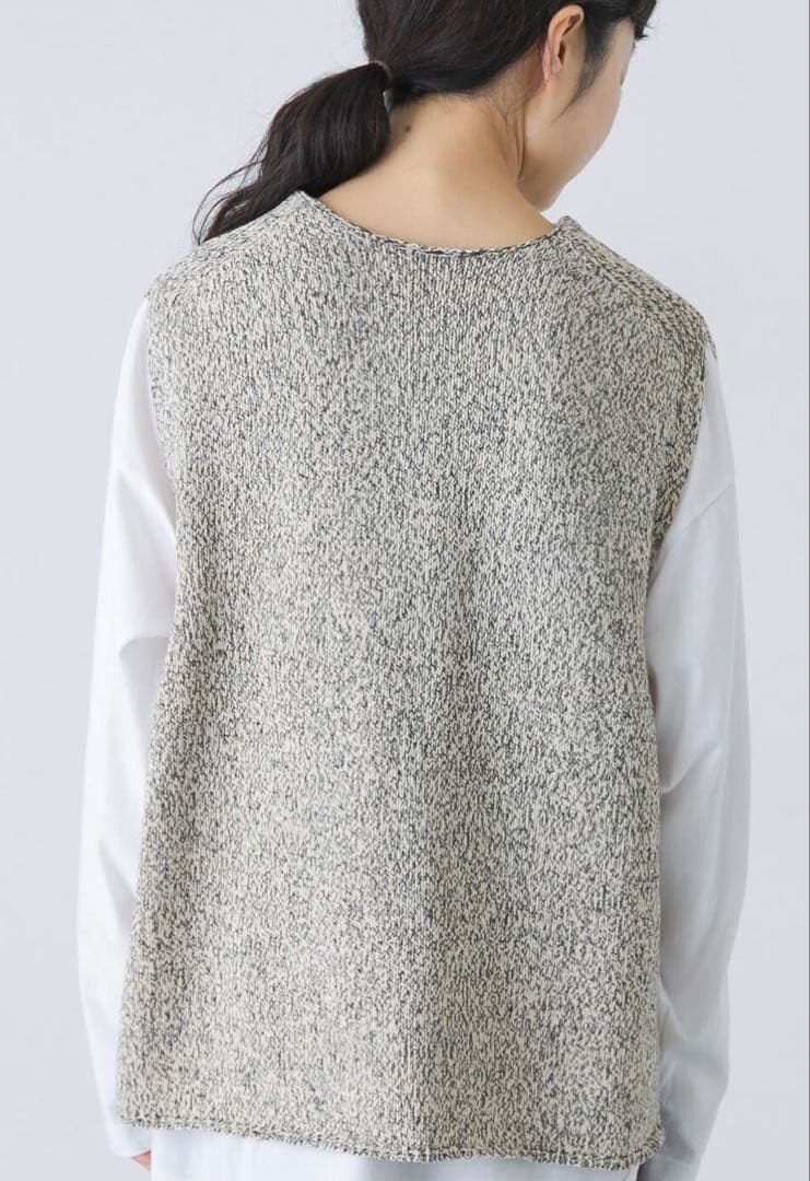 かぐれ 今季 新品 テープヤーンニットベスト 2026春夏 - メルカリ