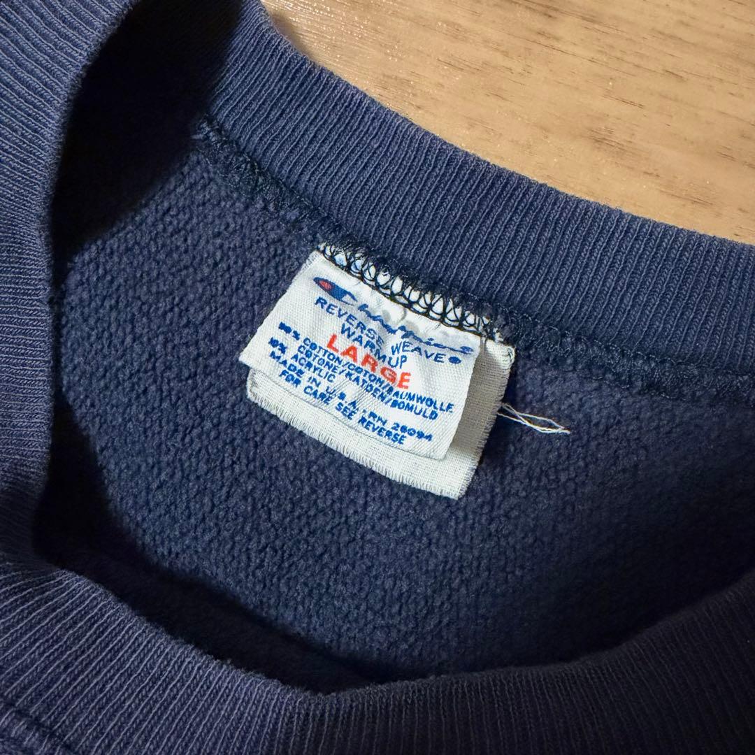 Champion リバースウィーブ YOUNG LIFE トリコタグ ネイビー - メルカリ