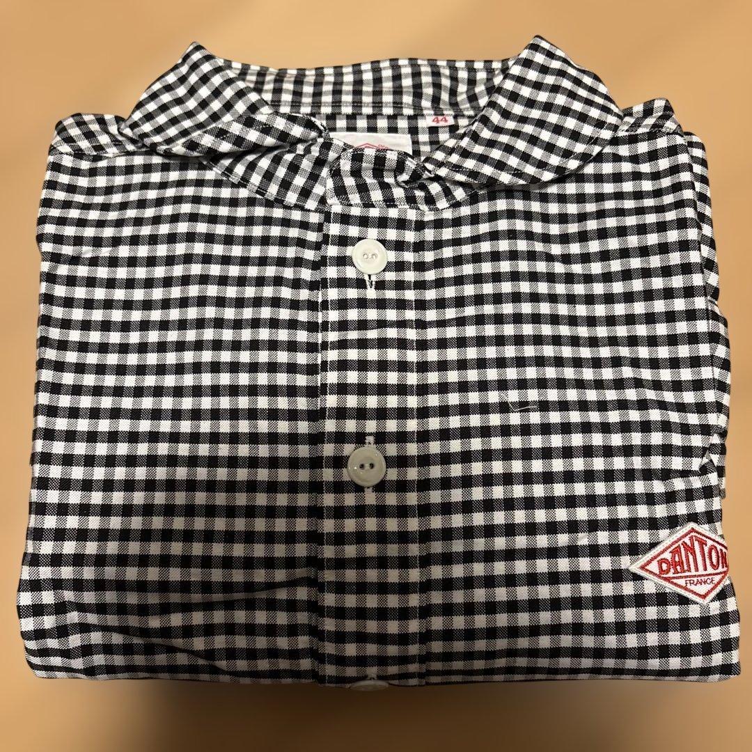 DANTON ギンガムチェックシャツ サイズ44 JD-3568