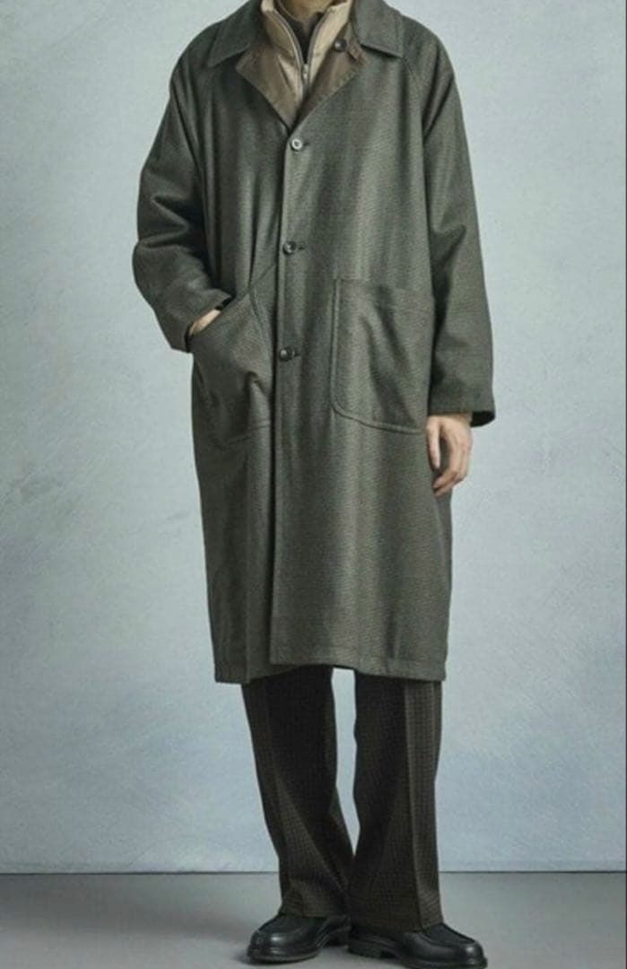 MENS BIGI 50th Anniv リバーシブルステンカラーコート 新品 - メルカリ