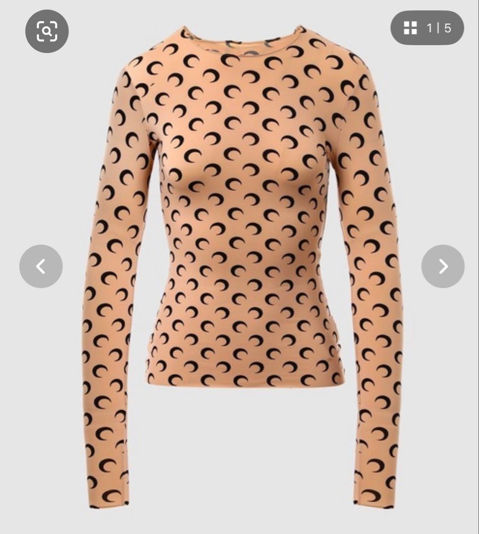 MARINE SERRE マリーン セル カットソー セカンドスキン MARINE SERRE（マリーンセル） マリーン セル カットソー Second Skin