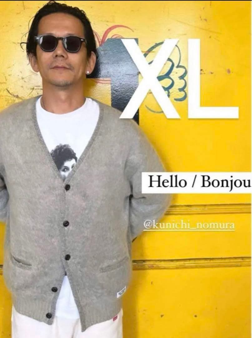 23ss WACKO MARIA 限定モヘアカーディガン 野村訓市 GRAY - メルカリ