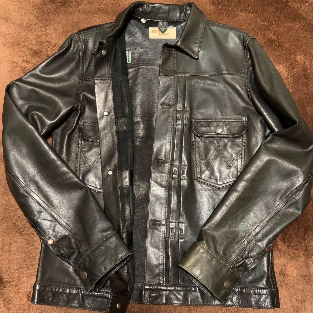 ラングラー ベンザロデオテーラー レザージャケット - メルカリ