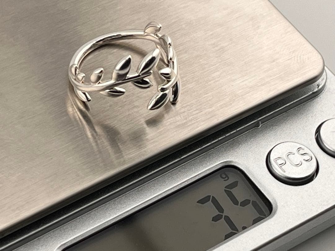 c922 ティファニー オリーブリーフ バイパス リング 925 約15号 - メルカリ