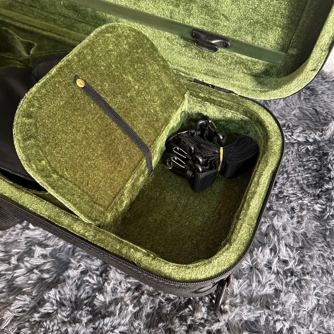 バイオリン セミハードケース 湿度計付き 弦楽器 4/4サイズ - メルカリ