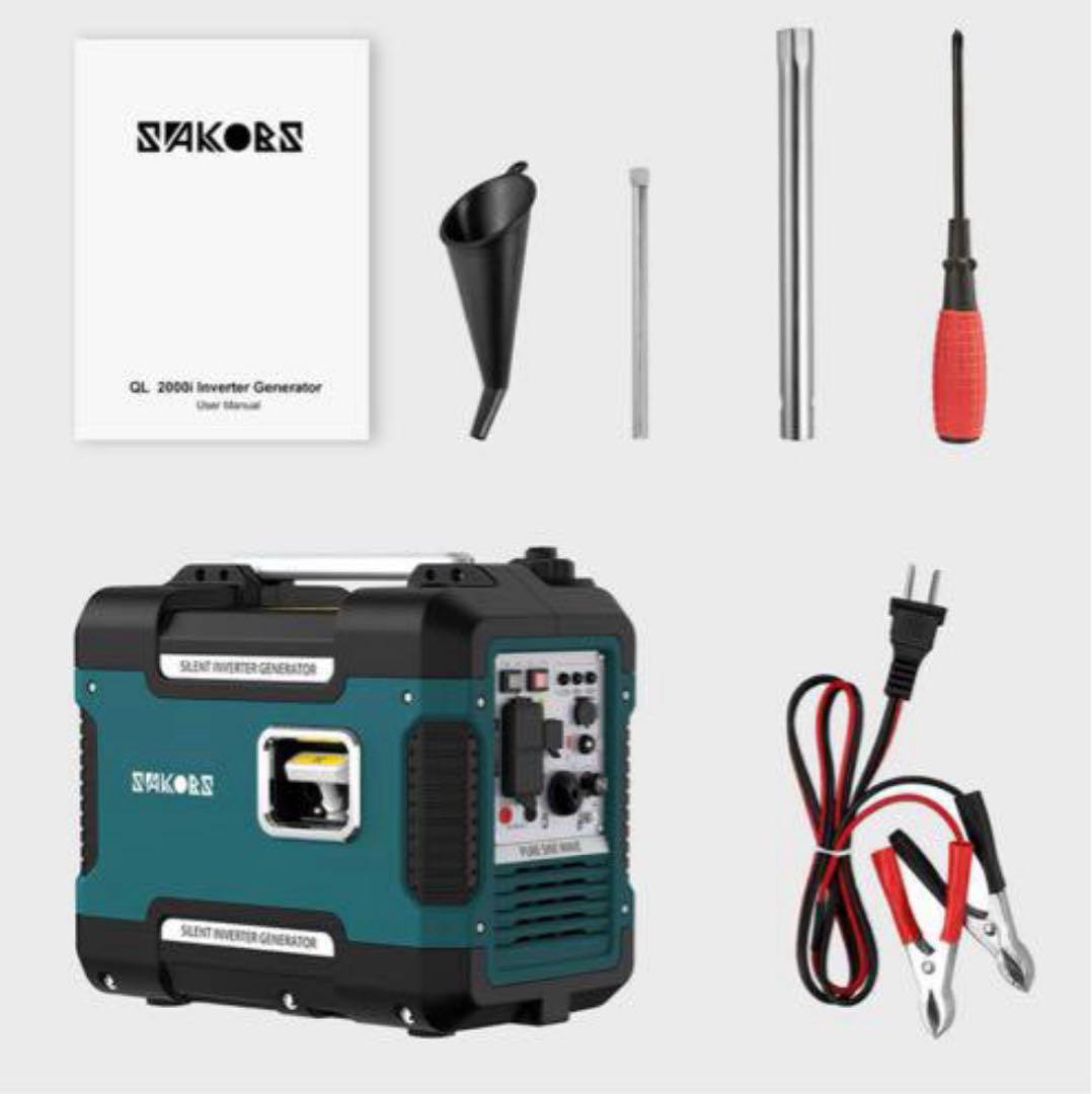 FOALOTO インバーター防音型　新品　発電機　1.88KVA 黄色