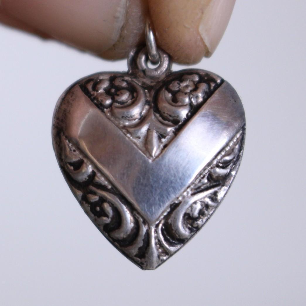 40s スウィートハートジュエリー アールデコ 両面 波 勝利