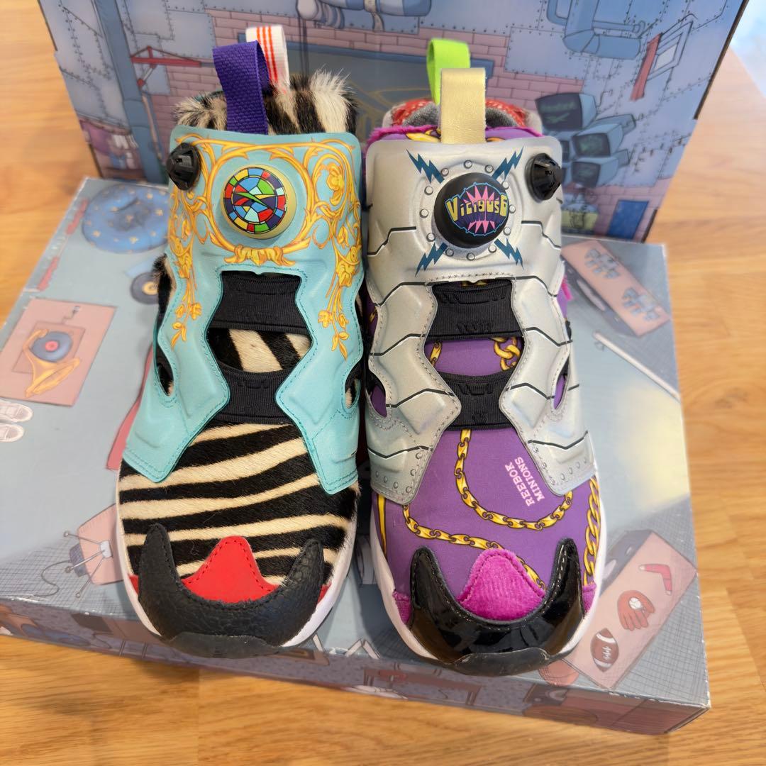 美品Reebok インスタポンプフューリー ミニオンコラボ 23.5cm