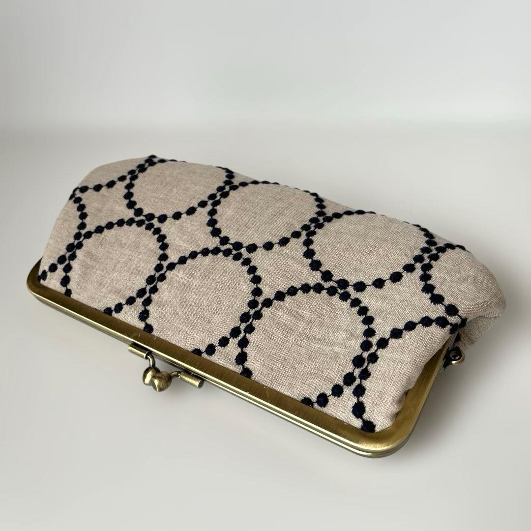 ハンドメイド がま口長財布 ミナペルホネン tambourine - メルカリ