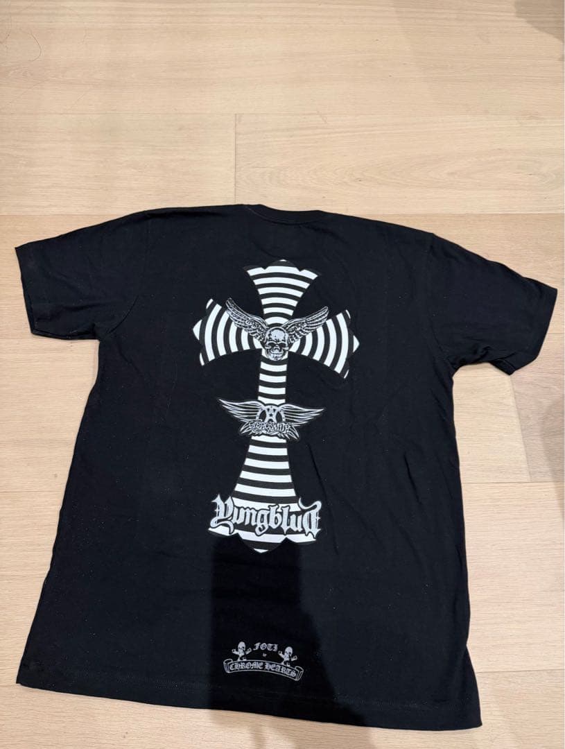 新品・未使用】クロムハーツ青山店限定FOTIトリプルコラボT/L エアロ