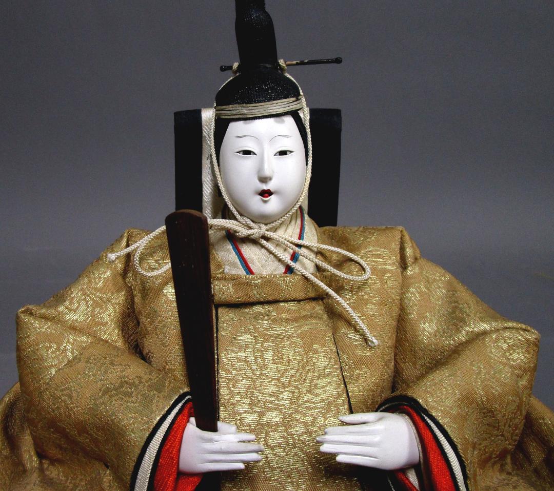 ビンテージ［雛人形］有職 御雛人形司 東京市日本橋区 永徳齋 檜箱入り2箱