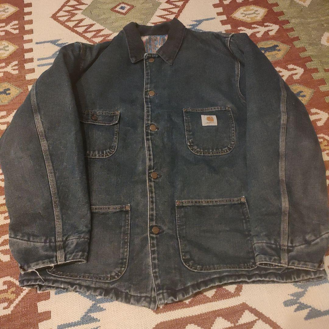 希少 カーハート サウスウエスト デニムカバーオール XL - メルカリ