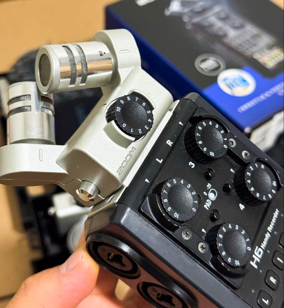 最終値下げ】ZOOM H6 Handy Recorder 本体 & XY/MS