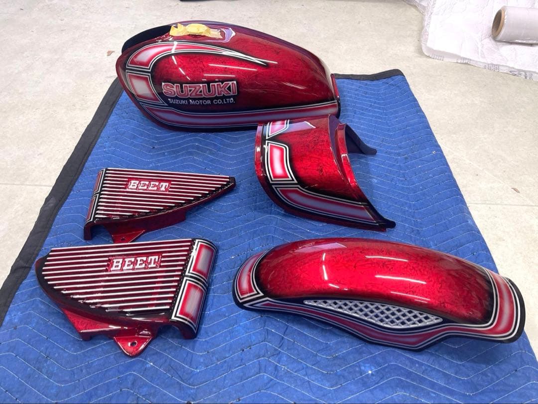 塗りたてGS400外装セット⭐︎E2ラインラップ塗装アルフィンBEETキジマ