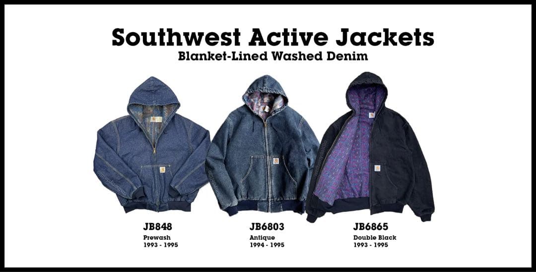 カーハート アクティブジャケット あいみょん着用 ネイティブ柄 デニム