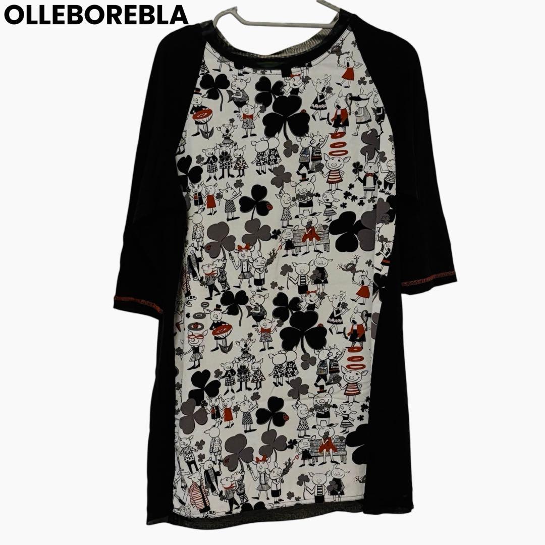さ*ん様 OLLEBOREBLA アルベロベロ チュニック ブタさんとクローバー